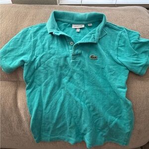 Lacoste Kids Teal Polo Shirt